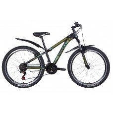 Велосипед 26" Discovery TREK 2021 (черно-бирюзовый (м)) OPS-DIS-26-379