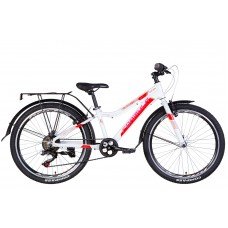 Велосипед AL 24" Formula ACID Vbr с багажником зад St, с крылом Pl 2022 (серо-оранжевый (м)) OPS-FR-24-350