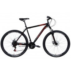 Велосипед ST 29" Discovery RIDER AM DD рама- 2022 (черно-красный) OPS-DIS-29-152