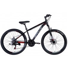 Велосипед AL 26'' SPACE-036 DD трещотка рама- 2024 (черно-красный) OPS-SP-26-000