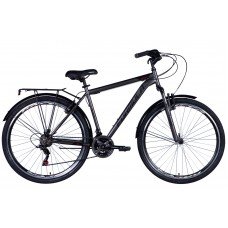 Велосипед ST 28" Formula MAGNUM AM Vbr рама- с багажником задн St с крылом St 2024 (серебристый (м)) OPS-FR-28-027