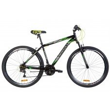 Велосипед 29" Discovery RIDER 2020 черно-серый с зеленым OPS-DIS-29-064