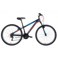 Велосипед 26" Discovery RIDER 2021 черно-синий с красным м OPS-DIS-26-417