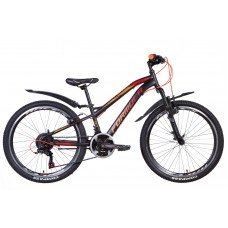Велосипед 24" Formula FOREST AM 2021 черно-оранжевый OPS-FR-24-268