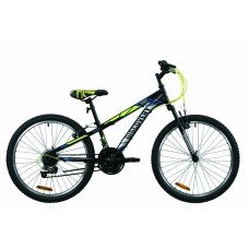 Велосипед 24" Discovery RIDER 2020 черно-салатно-серый м OPS-DIS-24-198