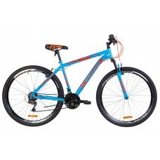 Велосипед 29" Discovery RIDER 2020 сине-оранжевый OPS-DIS-29-065
