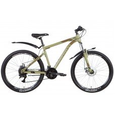 Велосипед ST 26" Discovery TREK AM DD с крылом Pl 2022 (серо-красный (м)) OPS-DIS-26-483