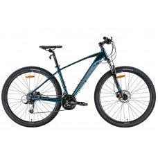 Велосипед 29" Leon TN-80 AM Hydraulic lock out HDD 2022 (синий с черным) OPS-LN-29-154