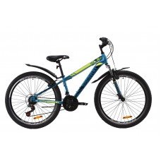 Велосипед 26" Discovery TREK 2020 малахитовый с желтым м OPS-DIS-26-282