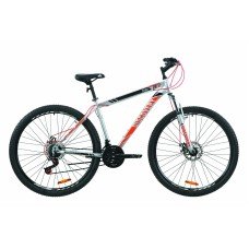 Велосипед 29" Discovery TREK DD 2020 серый с красным OPS-DIS-29-061