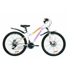 Велосипед 26" Formula ELECTRA DD 2020 бело-фиолетовый с оранжевым OPS-FR-26-398