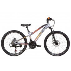 Велосипед 24" Formula BLACKWOOD 1.0 2021 (серо-оранжевый с черным) OPS-FR-24-278