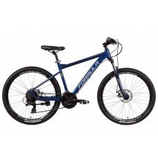 Велосипед 26" Formula F-1 DD 2021 (сине-серебристый с желтым) OPS-FR-26-534