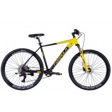 Велосипед AL 29" Formula ZEPHYR 1.0 AM HDD рама- " 2024 (черно-желтый) OPS-FR-29-270