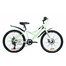 Велосипед 24" Discovery FLINT DD 2020 бело-зеленый OPS-DIS-24-169