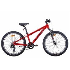 Велосипед 24" Leon JUNIOR AM 2021 красный OPS-LN-24-066