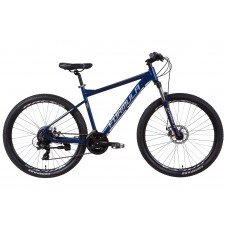 Велосипед 27.5" Formula F-1 DD 2021 (сине-серебристый с желтым) OPS-FR-27.5-105