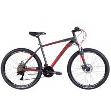 Велосипед 26" Discovery BASTION AM DD 2022 (серо-красный) OPS-DIS-26-513