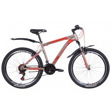 Велосипед 26" Discovery TREK 2021 серо-красный м OPS-DIS-26-386