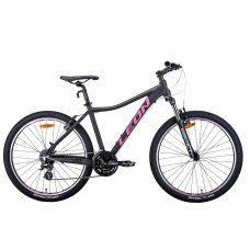 Велосипед 26" Leon HT-LADY 2021 графитовый с малиновым м OPS-LN-26-070
