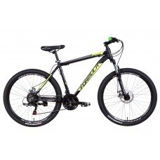 Велосипед 26" Formula MOTION 2021 черно-зеленый с серым м OPS-FR-26-494