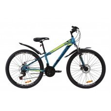 Велосипед 26" Discovery TREK DD 2020 малахитовый с желтым м OPS-DIS-26-280