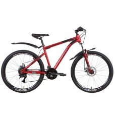 Велосипед ST 26" Discovery TREK AM DD с крылом Pl 2022 красный м OPS-DIS-26-475