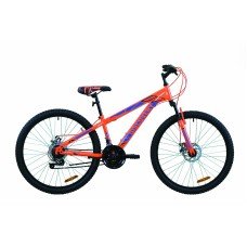 Велосипед 26" Discovery RIDER DD 2020 оранжево-синий OPS-DIS-26-327