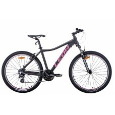 Велосипед 26" Leon HT-LADY 2021 (графитовый с малиновым (м)) OPS-LN-26-068