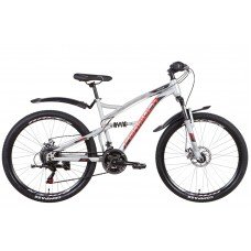 Велосипед ST 26" Formula X-ROVER AM2 DD с крылом Pl 2022 (серебристый (м)) OPS-FR-26-687