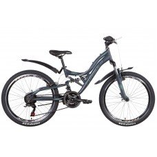 Велосипед ST 24" Formula ATLAS AM2 Vbr с крылом Pl 2022 (зеленый (м)) OPS-FR-24-330