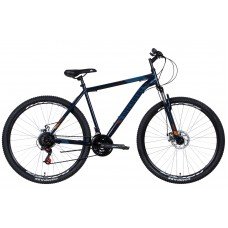 Велосипед ST 29" Discovery RIDER AM DD рама- 2022 (темно-синий с оранжевым) OPS-DIS-29-149