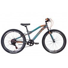 Велосипед 24" Formula FOREST 2021 (черно-зеленый с серым) OPS-FR-24-274