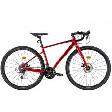 Велосипед 28" Leon GR-90 DD 2022 (красный с черным) OPS-LN-28-033