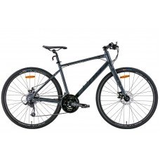 Велосипед 28" Leon HD-80 DD 2022 (серый с черным (м)) OPS-LN-28-021