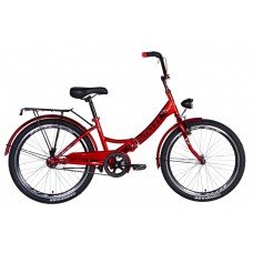 Велосипед 24" Formula SMART с фонарём 2021 (вишневый) OPS-FR-24-252