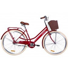 Велосипед 28" Dorozhnik COMFORT FEMALE 2020 рубиновый OPS-D-28-161