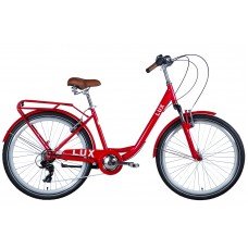 Велосипед 26" Dorozhnik LUX AM 2024 (красный) OPS-D-26-245