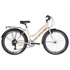 Велосипед 26" Discovery PRESTIGE WOMAN 2021 бежевый OPS-DIS-26-361