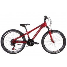 Велосипед 24" Discovery RIDER AM 2022 (темно-серебристый с желтым (м)) OPS-DIS-24-313