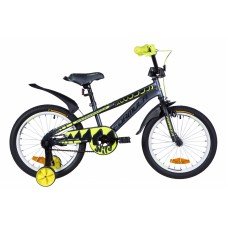 Велосипед 18" Formula WILD 2021 серо-желтый с черным м OPS-FRK-18-088