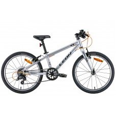 Велосипед 20" Leon GO 7 speed Vbr 2022 (серый с черным) OPS-LN-20-001