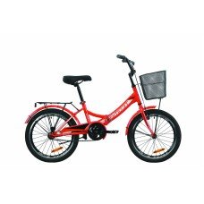 Велосипед 20" Formula SMART с корзиной 2020 красный OPS-FR-20-055
