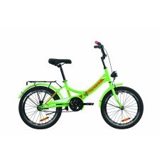 Велосипед 20" Formula SMART с фонарём 2020 зелено-красный с белым OPS-FR-20-057