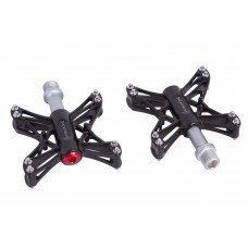 Педали Mpeda AL-77 алюм. платформа на пром. подшипн. X-type (черный) PED-088