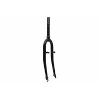 Вилка 28" жесткая ST 1-1/8" шток-220мм б/резьб. v-br черный (черный) FRK-28-320
