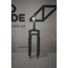 Вилка 26" ST 1-1/8" AM disc шток-215мм (Pantone 7540C) LIANJI LJ641 Discovery BASTION 2022 (повреждение ЛКП) (серо-красный) FRK-26-A40