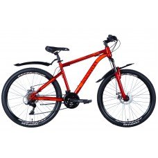Велосипед ST 26" Discovery TREK AM DD рама- с крылом Pl 2024 (красный) OPS-DIS-26-592