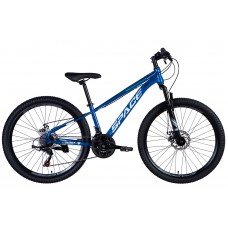 Велосипед ST 26'' SPACE-034 DD трещотка рама- черно-зеленый 2024 (сине-бирюзовый) OPS-SP-26-004
