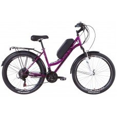 Электровелосипед 26" Formula OMEGA 500Вт 48В редуктор дисплей, САП, 12 5Ач с крепл на раму, 2021 фиолетовый ELB-FR-26-089